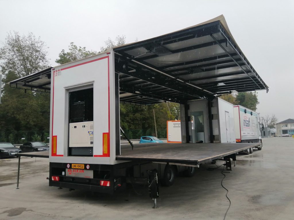 Mobile Theater Cinema Truck Trailer Vehicle Unit-4