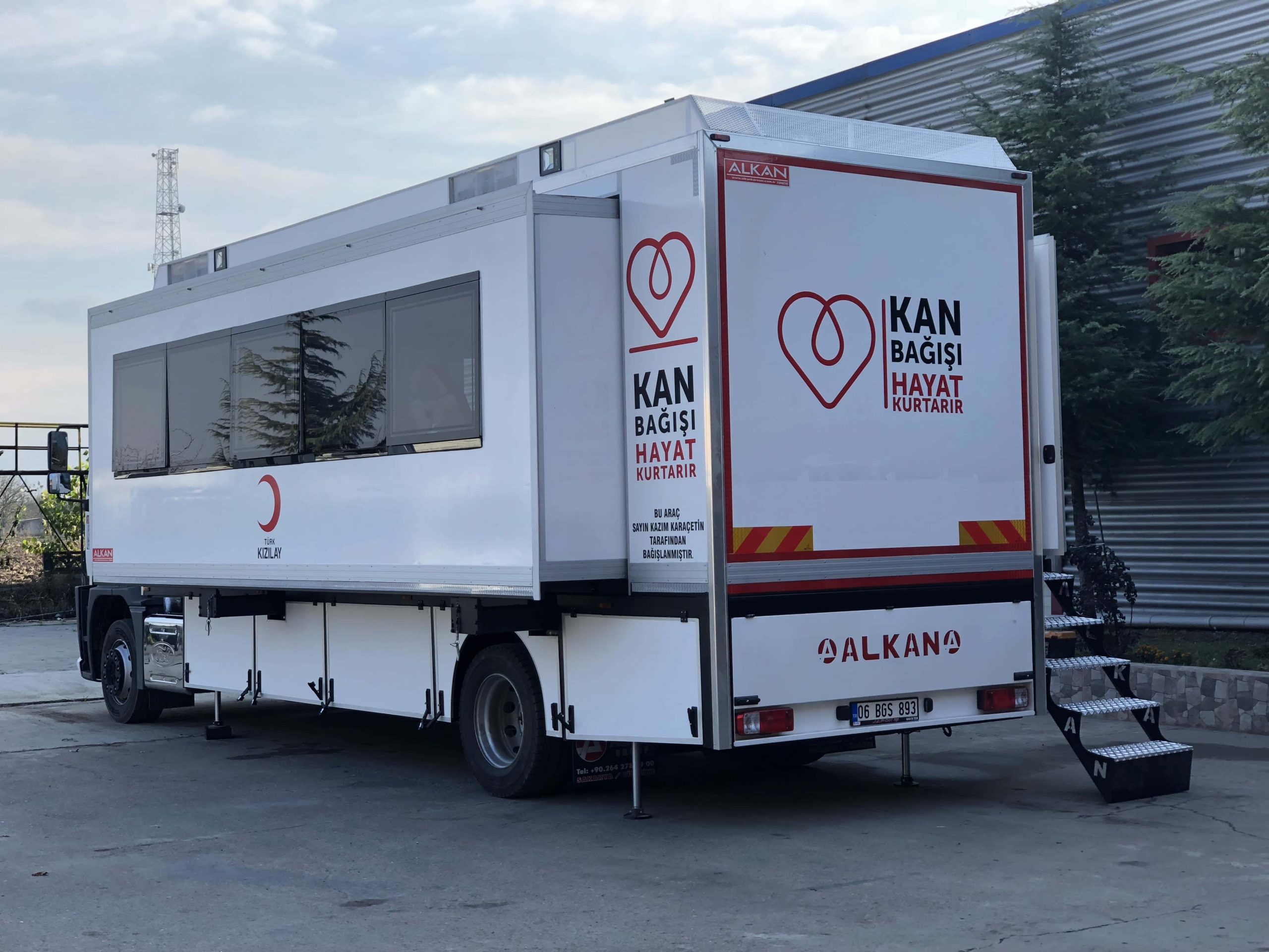 Mobile Blood Donation Trailer Vehicle Unit